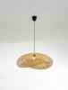 Lampa wisząca bambusowa pleciona kolor naturalny owalna boho rystykalna industrialna nad stół do salonu sypialni NULVERO LE45366 Luces Exclusivas